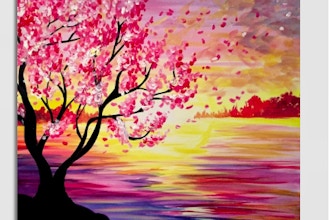 Paint Nite: Sunset Cherry Blossoms